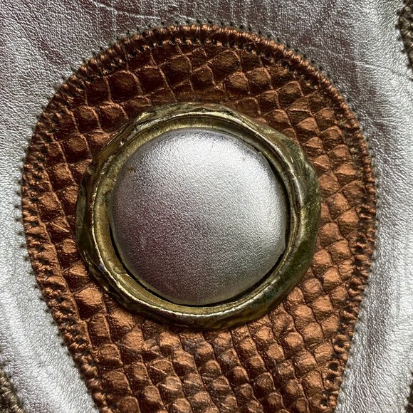 Vintage 80's HALA Gold Metallic Shoulder Bag Purse - Picture 4 of 15